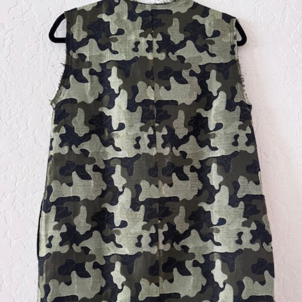 Asos Green Camouflage Mini Dress NWT Women’s Size 8